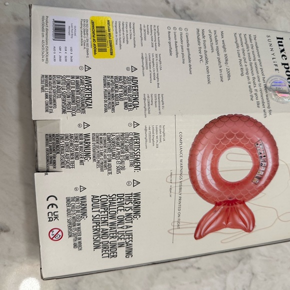 Sunny Life Mermaid Magique Luxe Rose Gold Pool Ring - Picture 2 of 5